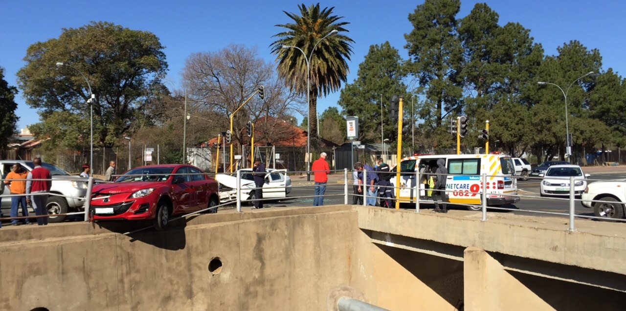 Bloemfontein crash leaves man injured