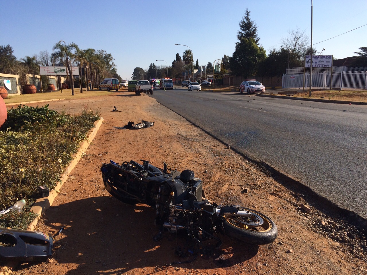 Man dies in motorcycle crash in Kempton Park