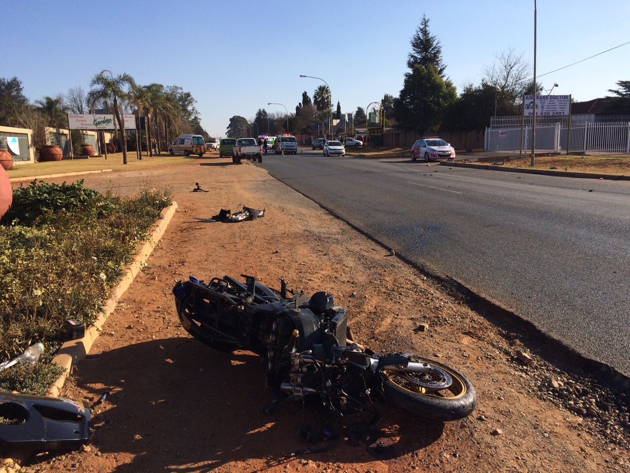 Man dies in motorcycle crash in Kempton Park