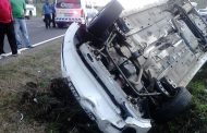 Two injured in single vehicle rollover on the N2 near Umgeni