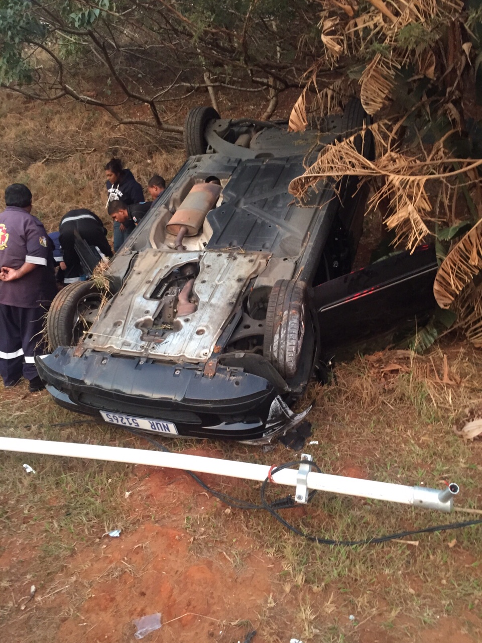 Rollover on N2 leaves one injured