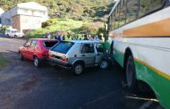 Collision with bus leaves 5 injured at Simons Town