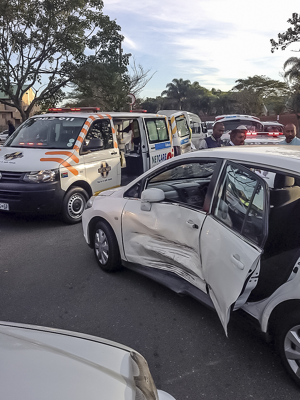 Side-impact crash in Mount Edgecombe leaves four injured