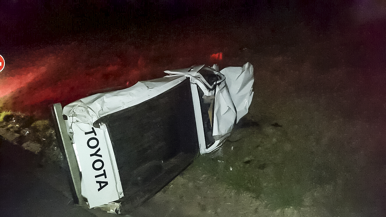 Margate R 61 rollover crash leaves man critically injured