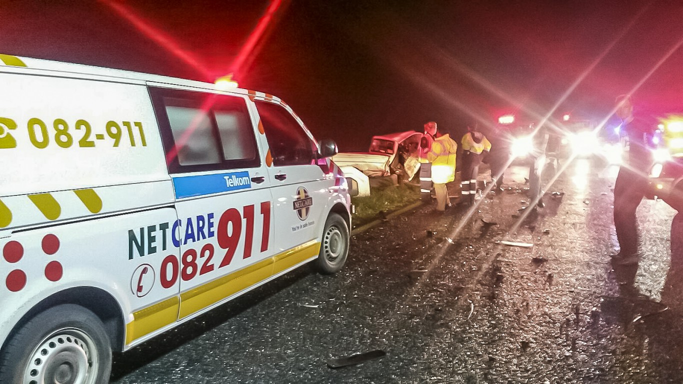 Margate R61 collision leaves 5 injured