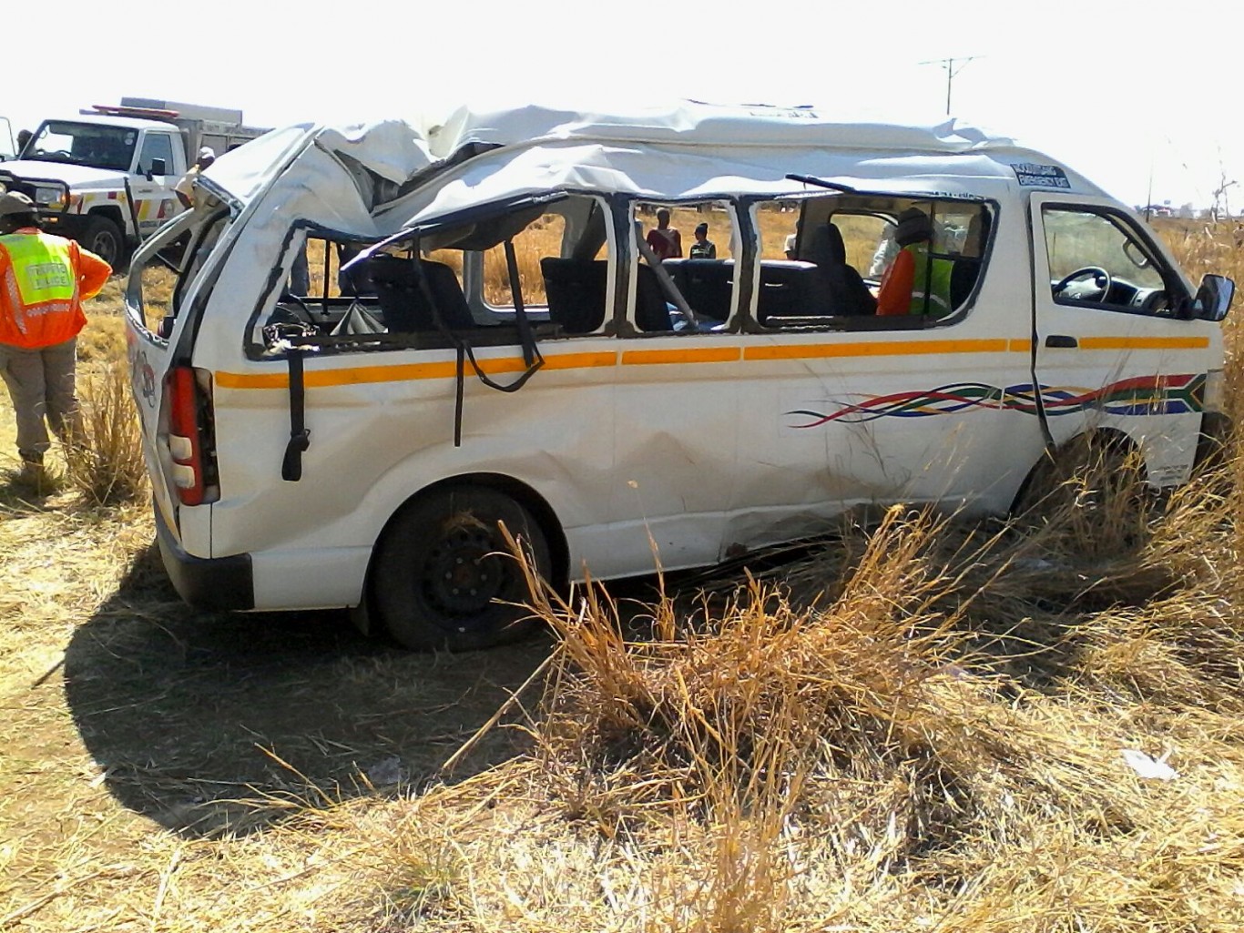 Sixteen in taxi collision, Polokwane