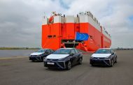 First shipment of Toyota Mirai fuel cell vehicles arrive in the UK