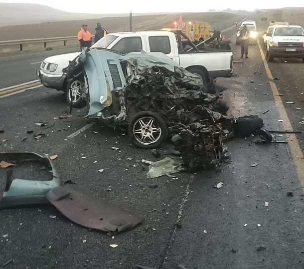 Five dead in N3 Warden crash