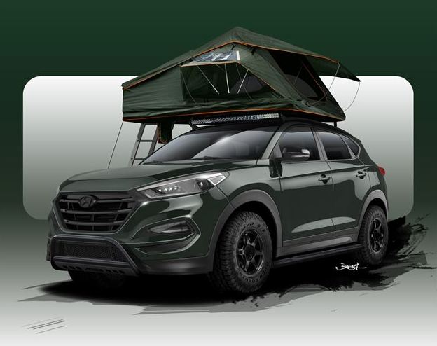 Renowned designer creates a Hyundai Tucson Adventuremobile for SEMA Motor Show