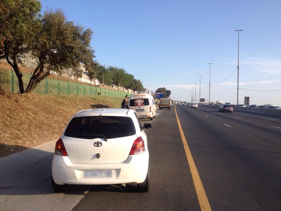 Fatal pedestrian crash on the N3 South before Marlboro Drive