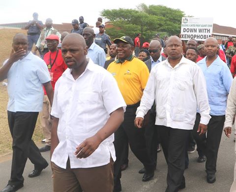 March in Durban against police killings, xenophobia and all forms of crime