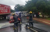 One injured in fiery Gateway Shopping Mall crash