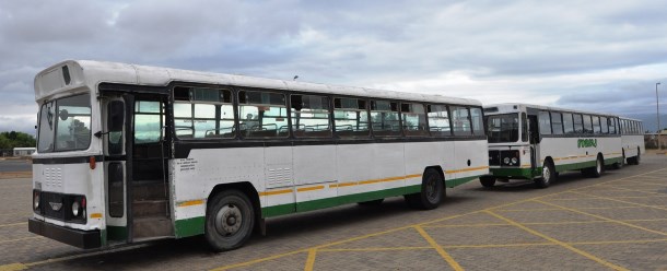 The licences of three buses were suspended