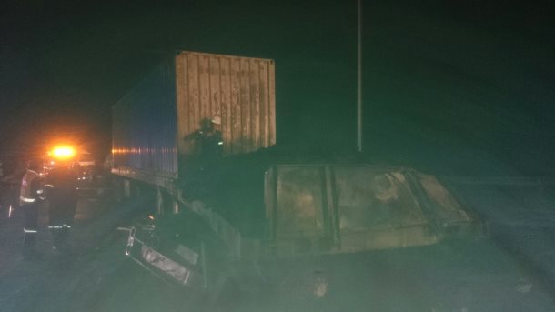 Three trucks crash near Tugela toll Plaza resulting in fire