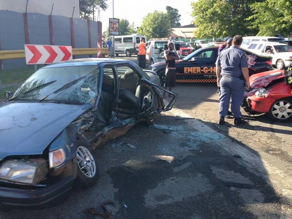 Two extricated from vehicle T-boned in collision in Edenvale