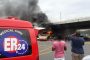 Driver and pedestrian killed in collision at night on the N14 highway