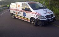 Ambulance smashes into barrier on the M4 Ruth First Highway