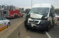 11 Injured in taxi crash on M1 South at Grayston Drive offramp, Wynberg