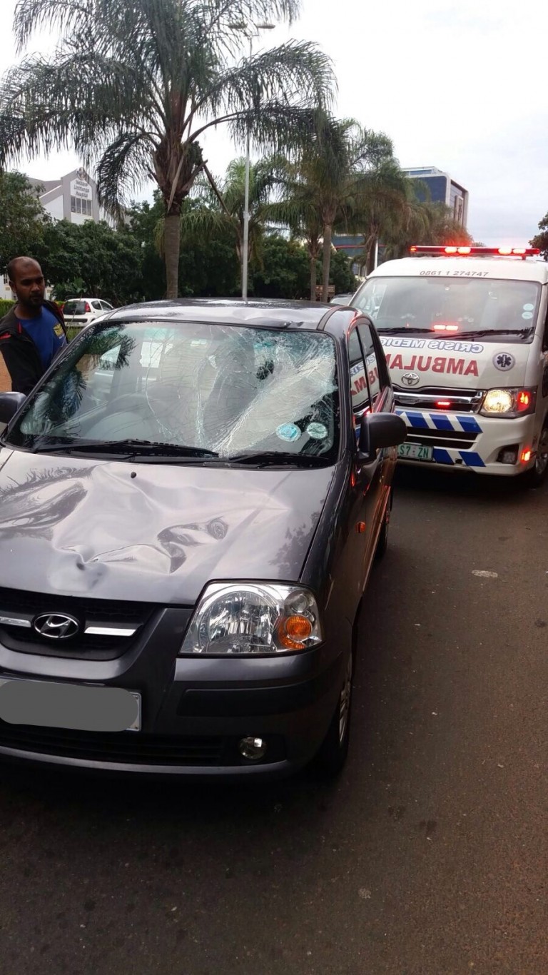 Pedestrian left with spinal cord injury, Umhlanga Rocks