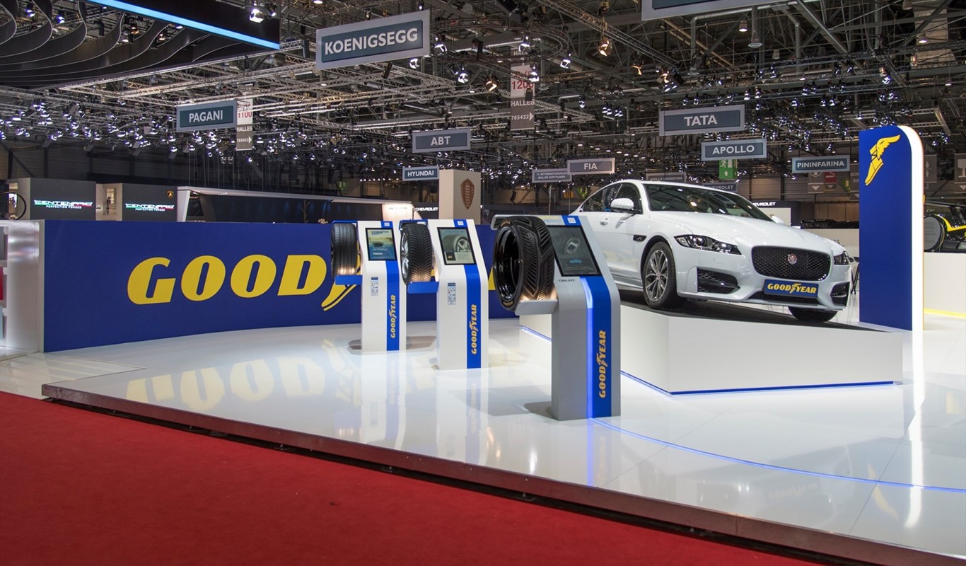 Goodyear showcases concept tyre with advanced sensor technology for early generation autonomous vehicles