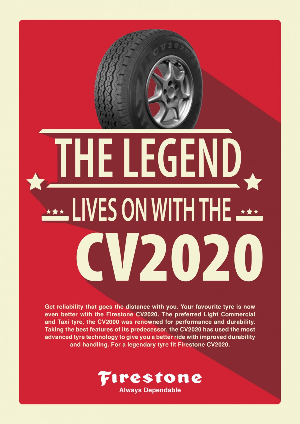 Bridgestone unveils successor to widely-used CV2000 light commercial tyre