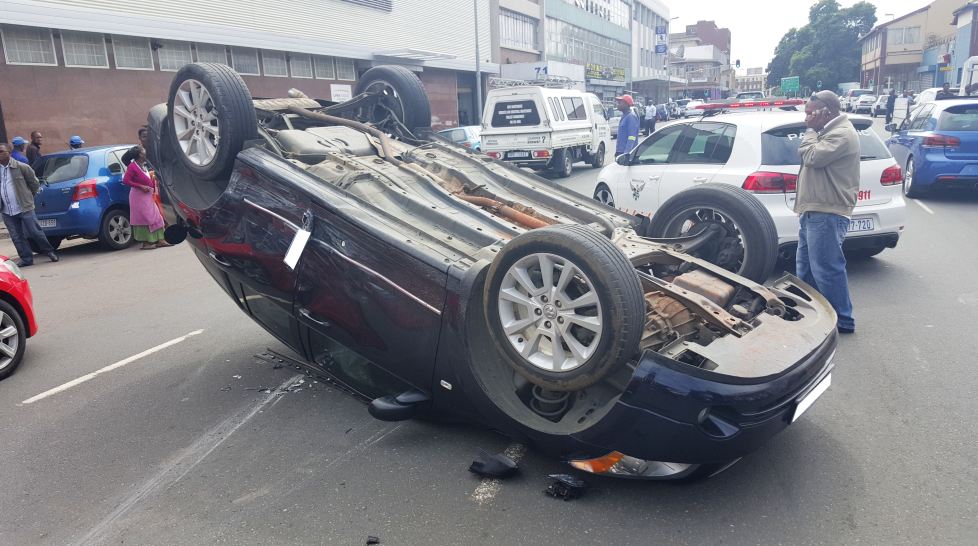 Two injured in collision at the intersection of Gale Street and Blake Road