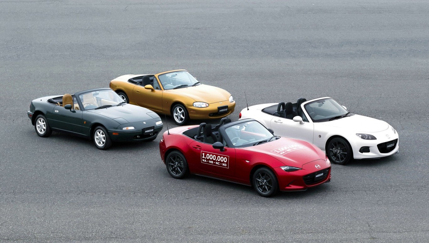 Mazda Produces One-Millionth Mazda MX-5