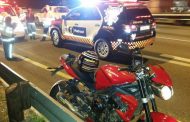 Biker injured in crash on the N1 South after Rivonia, in Sunninghill