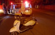 Motorcyclist injured after losing control riding across a speed hump