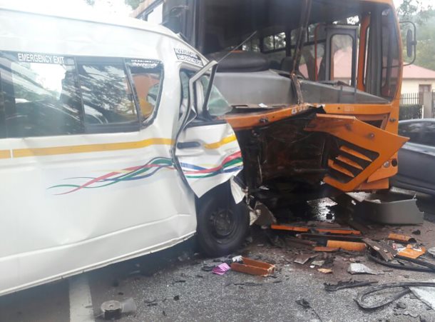 Pretoria Taxi driver dies in collision with bus