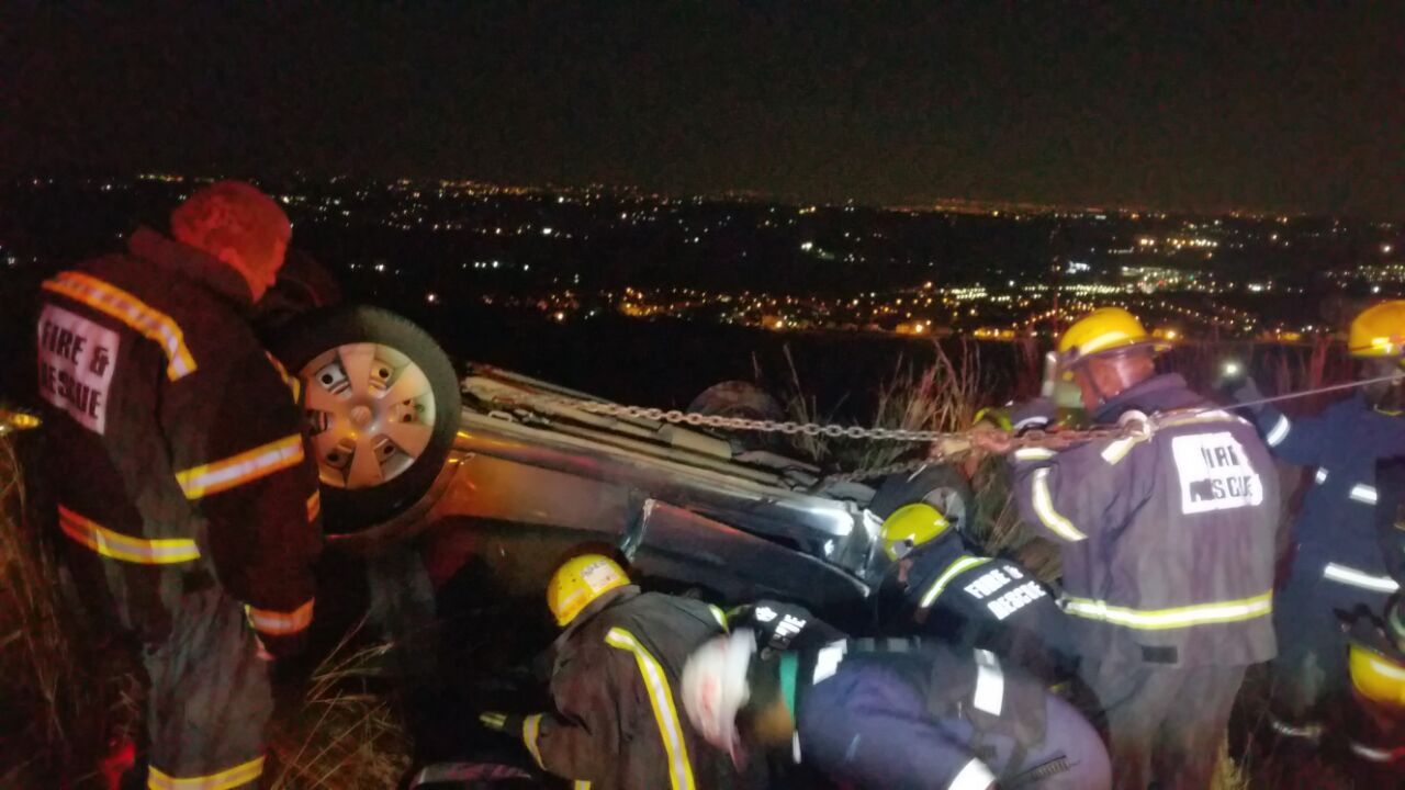 Two injured in vehicle rollover on the R28 near the Silver Star Casino