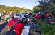 Three injured in head-on collision, Amanzimtoti