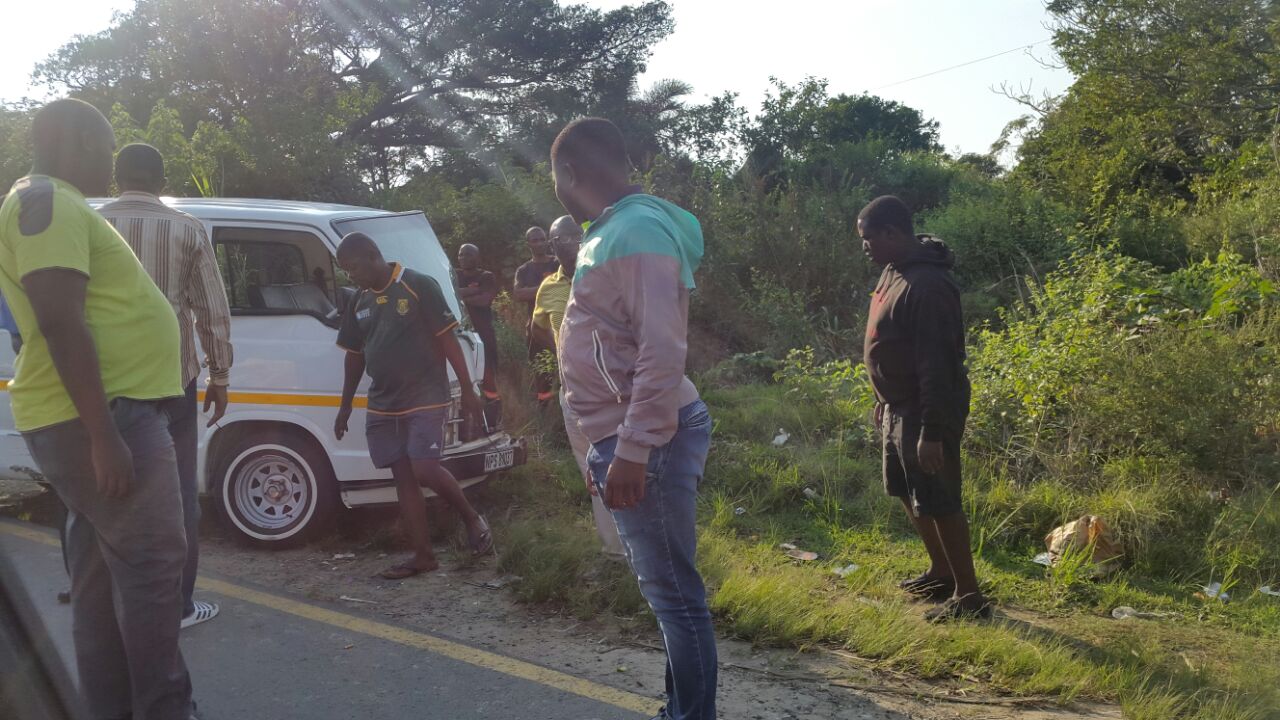 Three injured in taxi collision in Port Shepstone