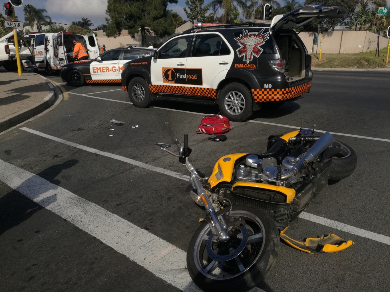 Biker injured in collision in Morningside