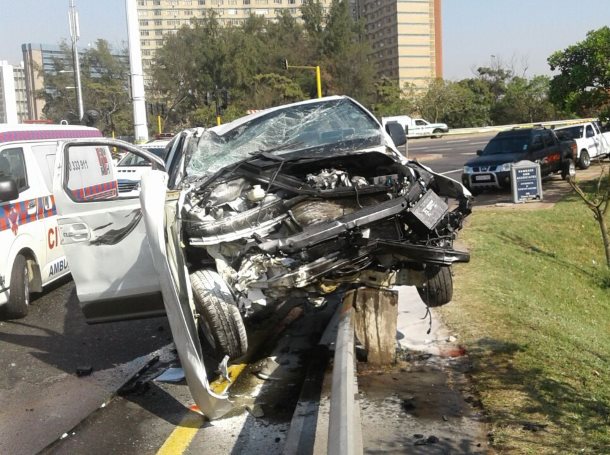 One killed and four injured in Argyle Road crash in Durban