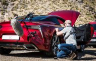 LEXUS LC 500 filmed gliding through the mountains