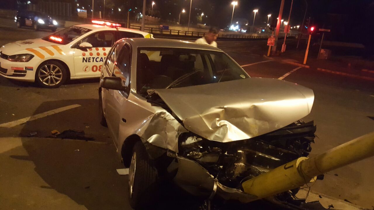 Five injured in crash on Essenwood road near Berea road in Durban.