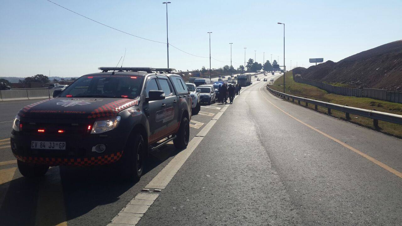 Child suffers minor injuries on the N3 South at London road in Alexandra.