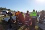 Taxi collision on the New Greytown Road after multiple vehicle overtaking