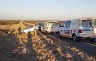 Teenage boy injured in rollover on Griekwastad Road about 20km from Kimberley.