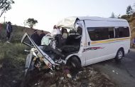 Taxi collision on the New Greytown Road after multiple vehicle overtaking