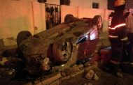 High speed collision into wall in Cosmos City.
