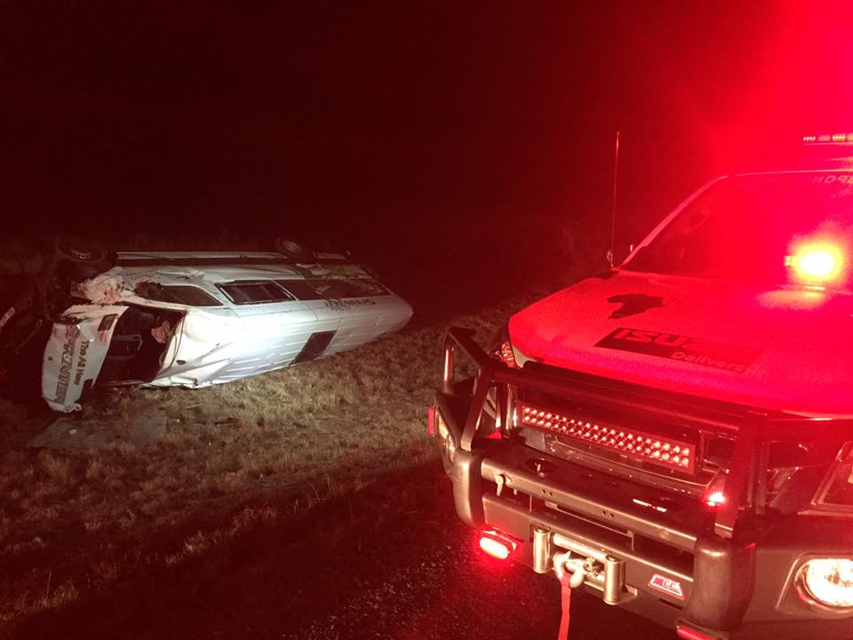 Two injured in rollover 50km south of Bloemfontein