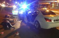 Arrests made and illegal firearm seized after BMW without number plates is stopped