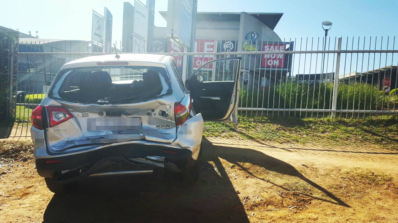 One injured as SUV is rear-ended in Fourways
