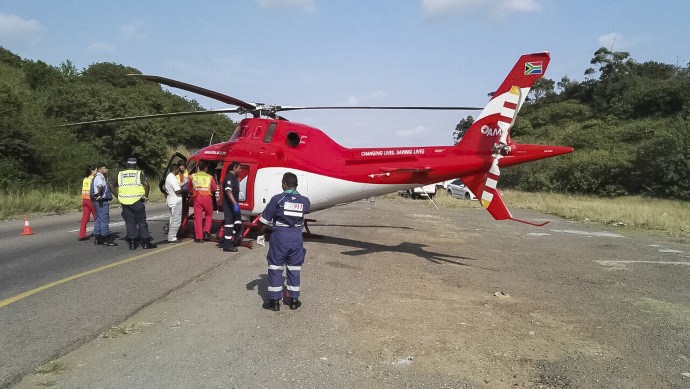 Umdloti M27 crash leaves toddler fighting for his life