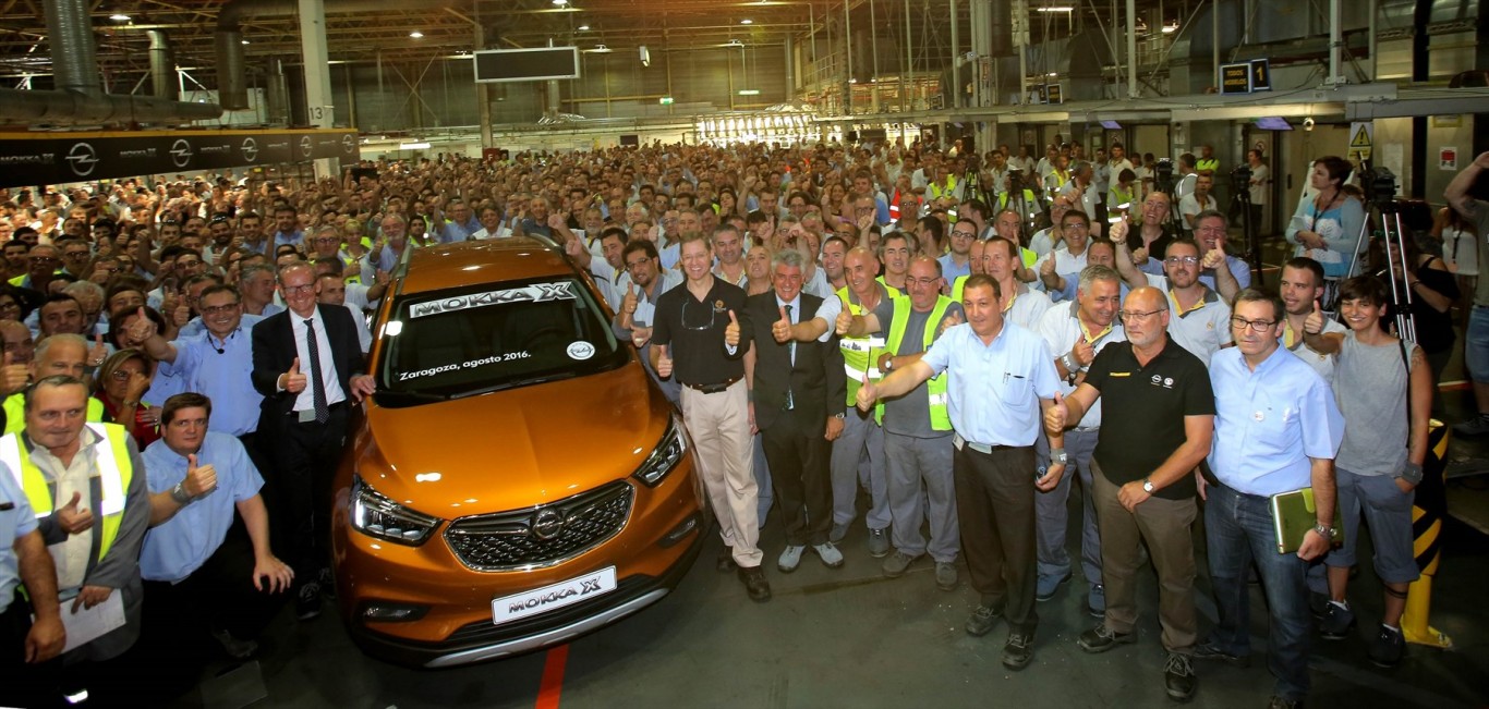 Opel Starts Production of MOKKA X in Zaragoza