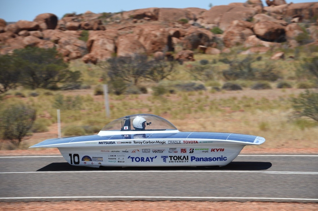 Solar cars to compete on Bridgestone Eco Tyres