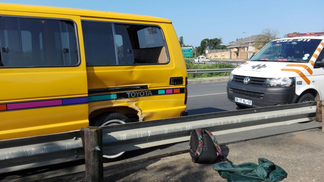 Taxis collide on Umdoni road in Kingsburg, Kwa-Zulu Natal.