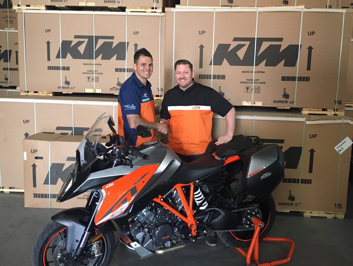 Vin Deysel from The 947 Breakfast Xpress joins forces with KTM.